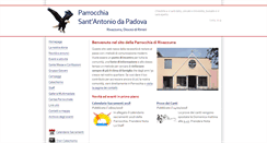 Desktop Screenshot of parrocchiadirivazzurra.com